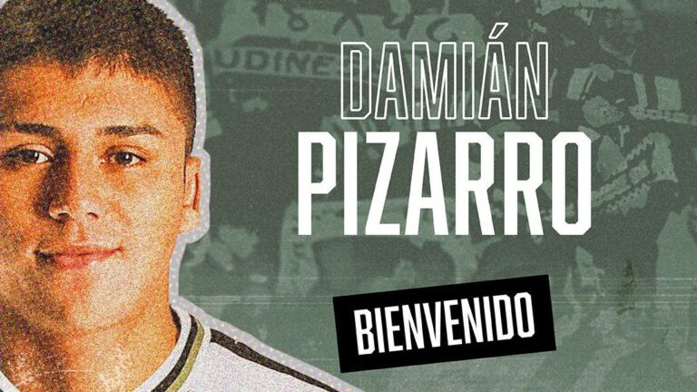 Damián Pizarro es presentado oficialmente en Udinese y lo destacada como uno de los 