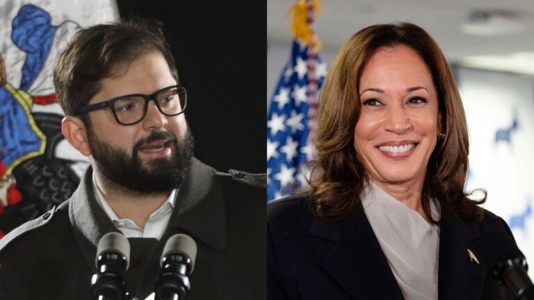 “Tiene una fuerza que es muy convocante”: Presidente Boric elogia trayectoria y liderazgo de Kamala Harris
