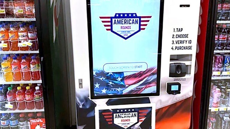 Debutan en el sur de Estados Unidos las máquinas expendedoras de munición de armas