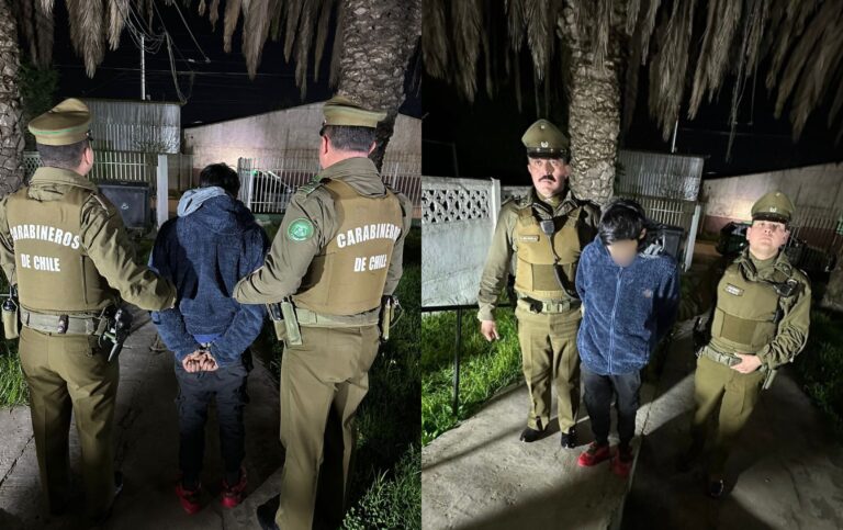 Detienen a presunto implicado en cuádruple homicidio de adolescentes en Quilicura