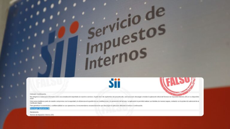 SII advierte sobre un nuevo intento de estafa a través de correos electrónicos