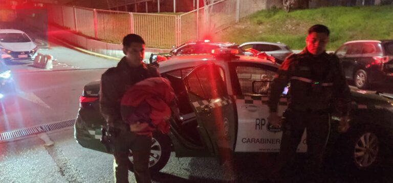 Policías héroes: Carabineros asiste parto en La Cisterna