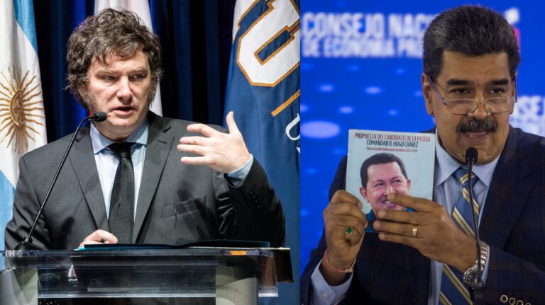 Nicolás Maduro califica a Javier Milei de 