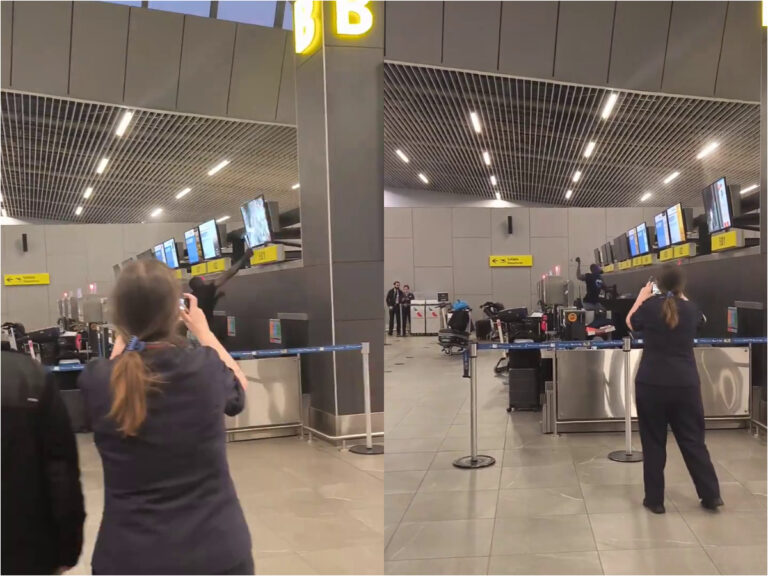 Hombre causó daños por $20 millones en el Aeropuerto de Santiago: Destruyó pantallas y computadores con un martillo