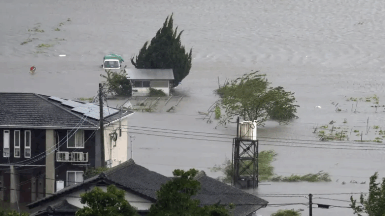 Japón pide evacuar a casi 4 millones de personas por peligro del tifón Shanshan: Hay lluvias torrenciales y peligrosas marejadas