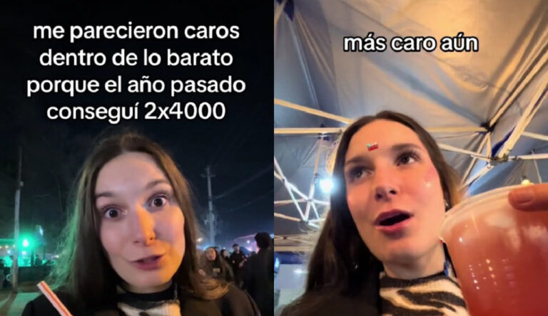 Española fue a las fondas del Parque O'Higgins y se sorprendió con los precios de los terremotos: 
