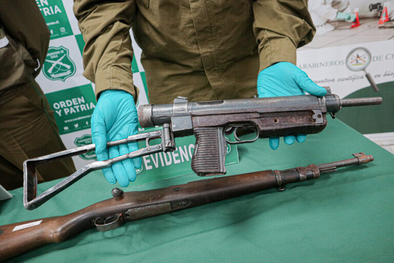 Armas incautadas en operativo policial en Tirúa habrían sido utilizadas en dos homicidios anteriores