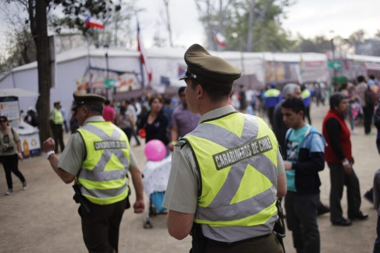 Detienen a cuatro personas que intentaron ingresar hilo curado al Parque O'Higgins: Uno de los sujetos mordió a un carabinero