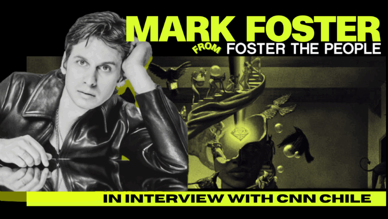 Mark Foster, from Foster The People: On Lollapalooza Chile 2025, his adventures in Santiago and writing an album about 