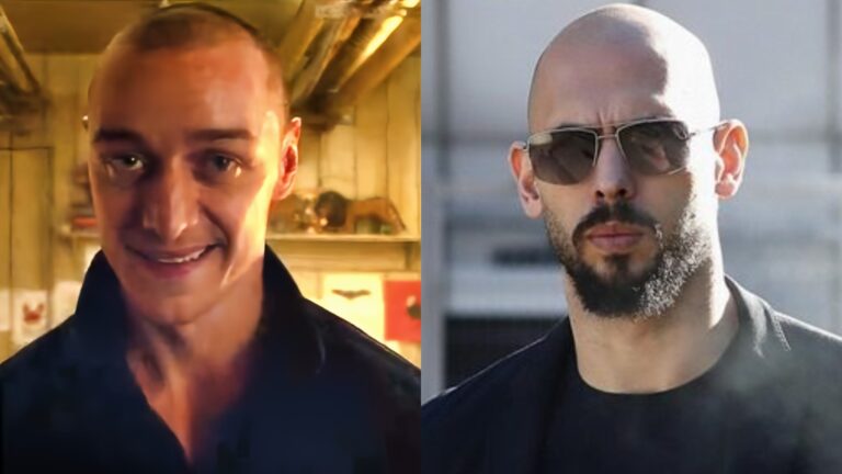 James McAvoy se inspiró en Andrew Tate para evocar la 