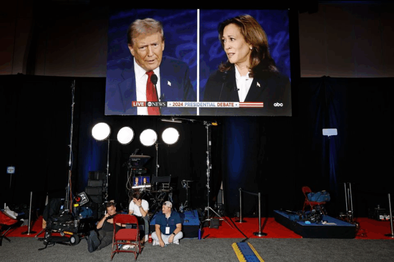 Debate presidencial: Después de poco más de una hora, Trump lidera el tiempo de intervención