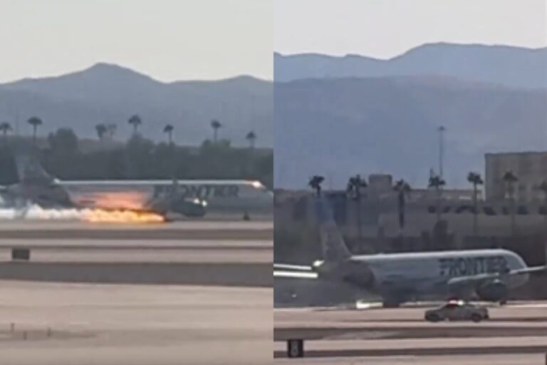 Avión de Frontier Airlines realizó un 
