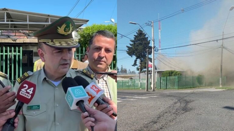 Tras incendio en subcomisaria de Cabrero: Carabineros asegura que cuartel presenta pérdida total