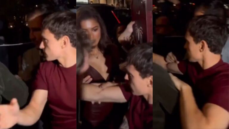 Tom Holland salió al rescate de Zendaya: Fue rodeada por paparazzi mientras saludaba a fanáticos