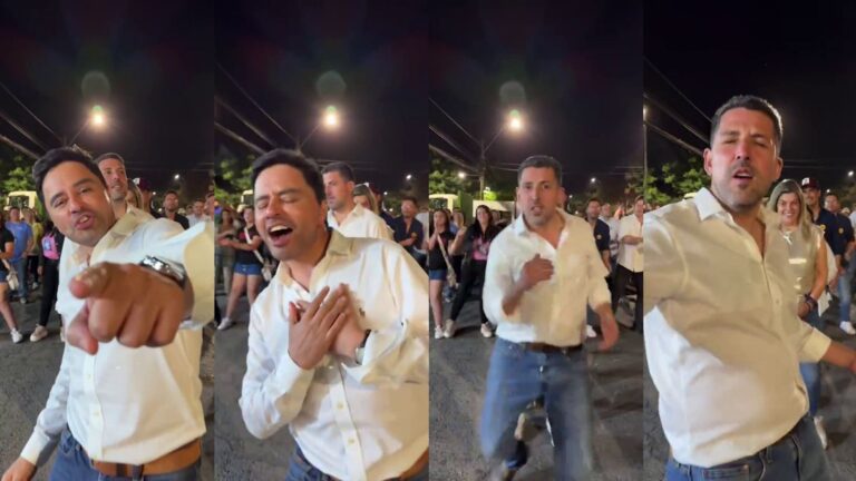 ¿Los Backstreet Boys de La Florida?: Rodolfo Carter y Daniel Reyes celebran bailando al ritmo de 