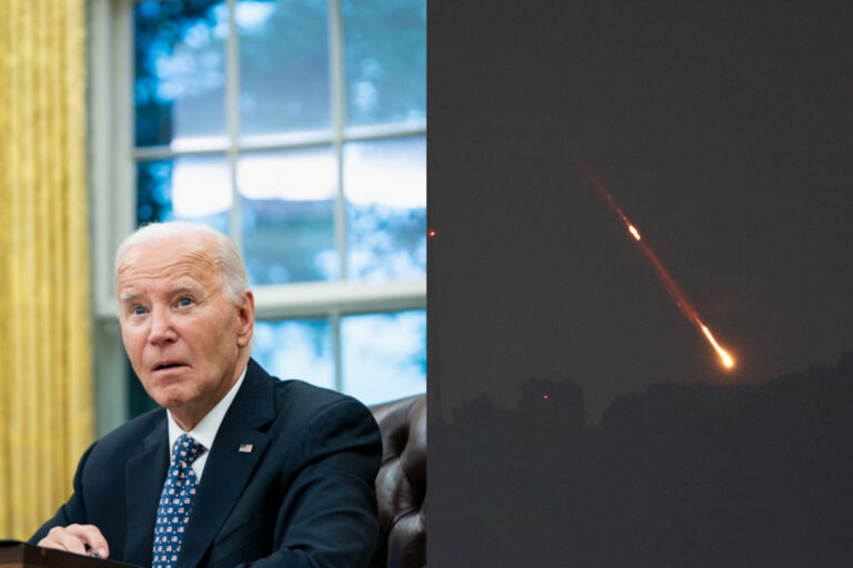 Presidente Biden ordena a las Fuerzas Armadas de Estados Unidos derribar los misiles iraníes sobre Israel