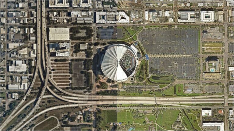Las imágenes de Florida antes y después del huracán Milton