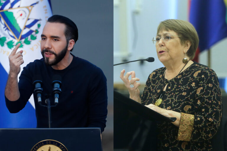 Bukele responde a Bachelet tras polémicos dichos: “Los organismos de DD. HH. solo defienden los derechos de los criminales”