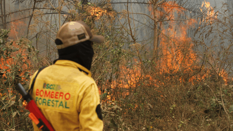 Conaf envía a Bolivia helicóptero para combatir incendios forestales: “Está dotado con todo lo necesario