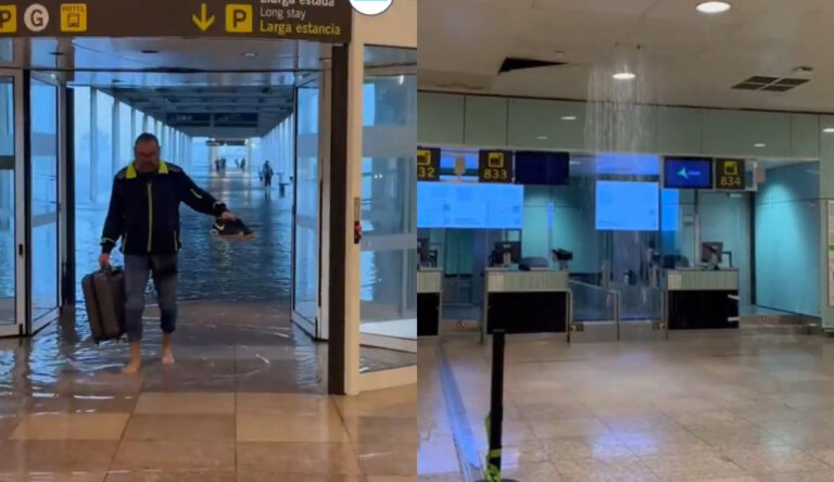 Inundaciones en España ahora afectan a Barcelona: Transportes han debido cerrar debido a las intensas lluvias