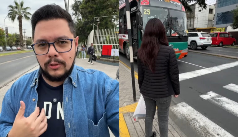 Youtuber peruano compara los cruces peatonales entre Chile y Perú: 