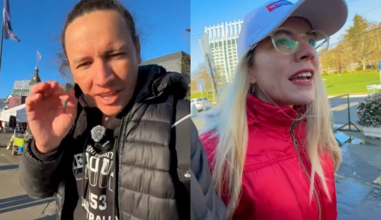 Cubanos se sorprenden al visitar Valdivia en medio de su viaje por Chile: 