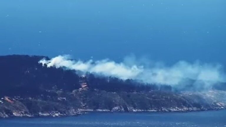 Senapred declara alerta roja por incendio forestal en la Región de Valparaíso