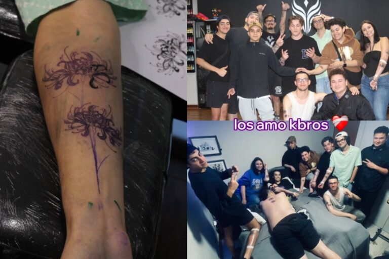 Le diagnosticaron cáncer y sus amigos lo sorprendieron haciéndose su mismo tatuaje: La viral historia chilena en Tik Tok