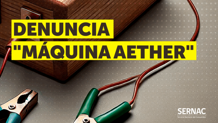 Sernac llevará a la justicia a máquina 