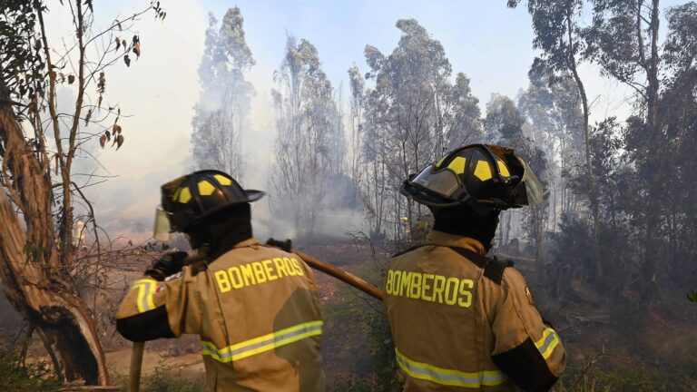 Declaran Alerta Roja por incendio forestal en Lampa y Tiltil