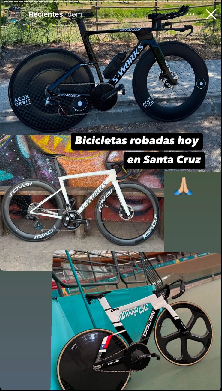 Paraciclista Hernán Moya fue víctima del robo de tres bicicletas: Pide ayuda para encontrarlas/@nano_moya