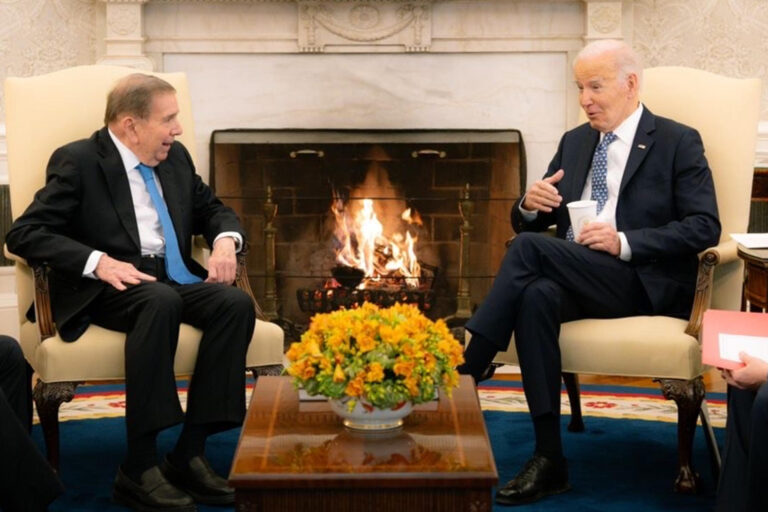 El encuentro entre Edmundo González y Joe Biden de cara a la investidura de Nicolás Maduro