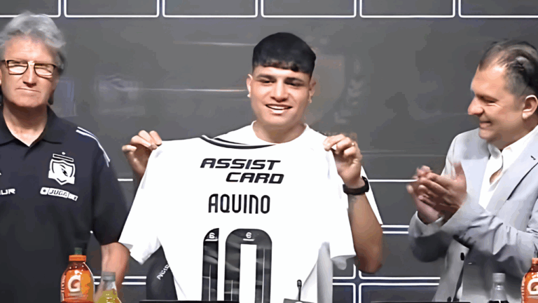 Claudio Aquino comparte sus primeras palabras con la 10 en Colo Colo: 