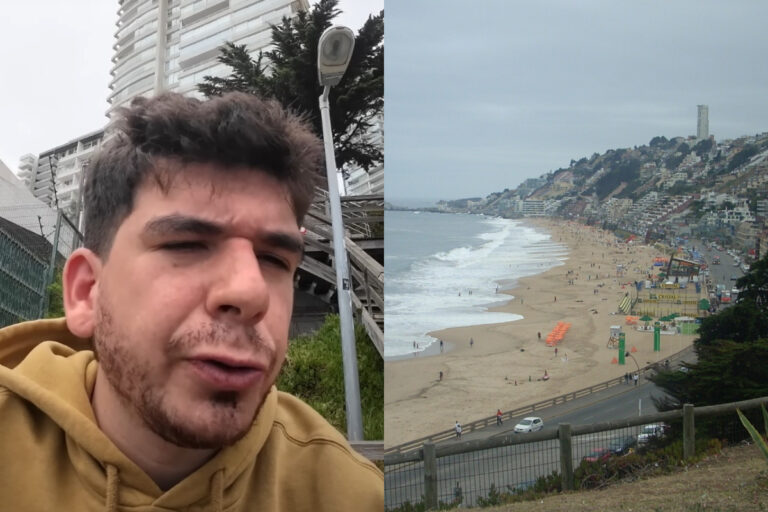 Argentino relata cómo le robaron su cámara en Reñaca: 