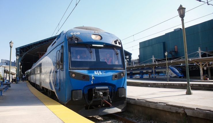 Suspenden temporalmente el trayecto de trenes entre Estación Central y Rancagua por 