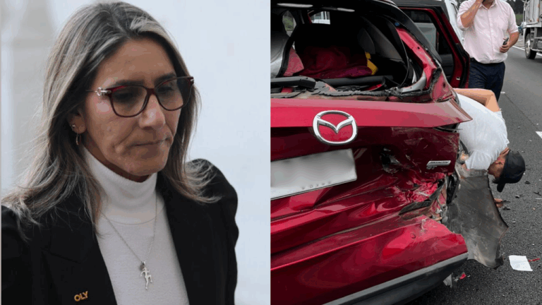 Diputada Erika Olivera sufre fuerte choque en carretera rumbo al Congreso de Valparaíso