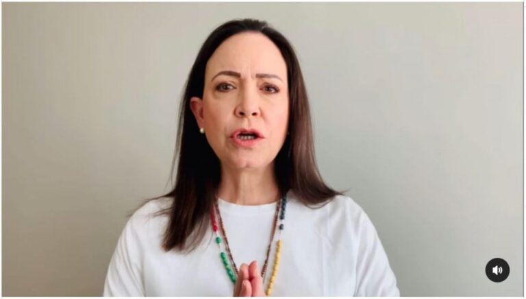 María Corina Machado afirma que Venezuela vive “las horas finales” del régimen de Maduro