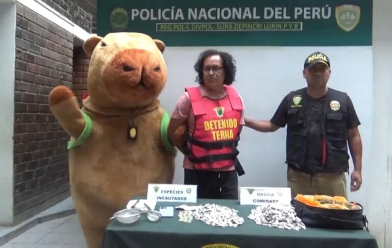 Policía peruano se disfraza de 