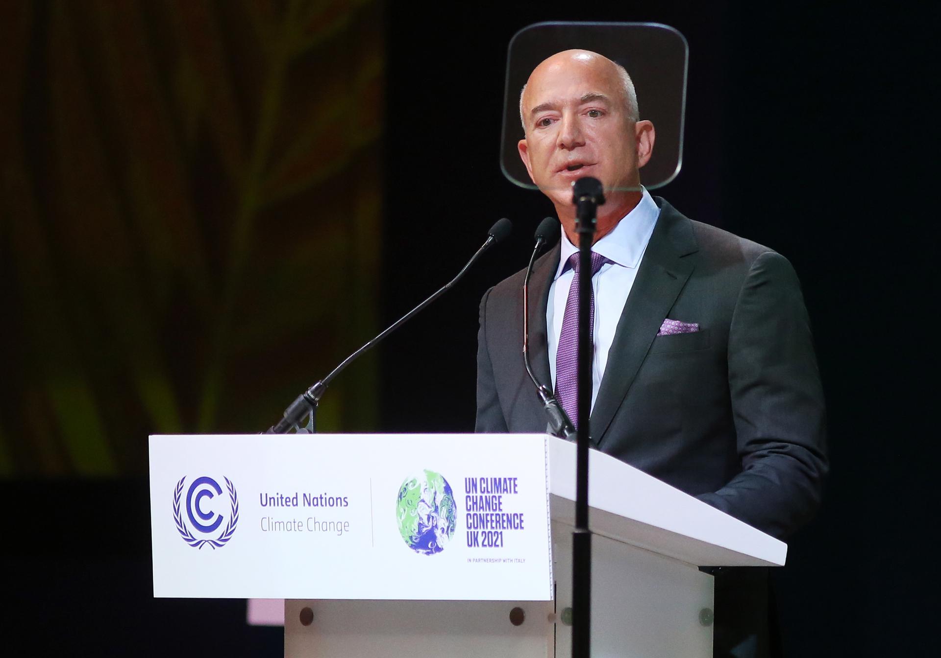 Foto de archivo del dueño del Washington Post, Jeff Bezos. EFE/ROBERT PERRY