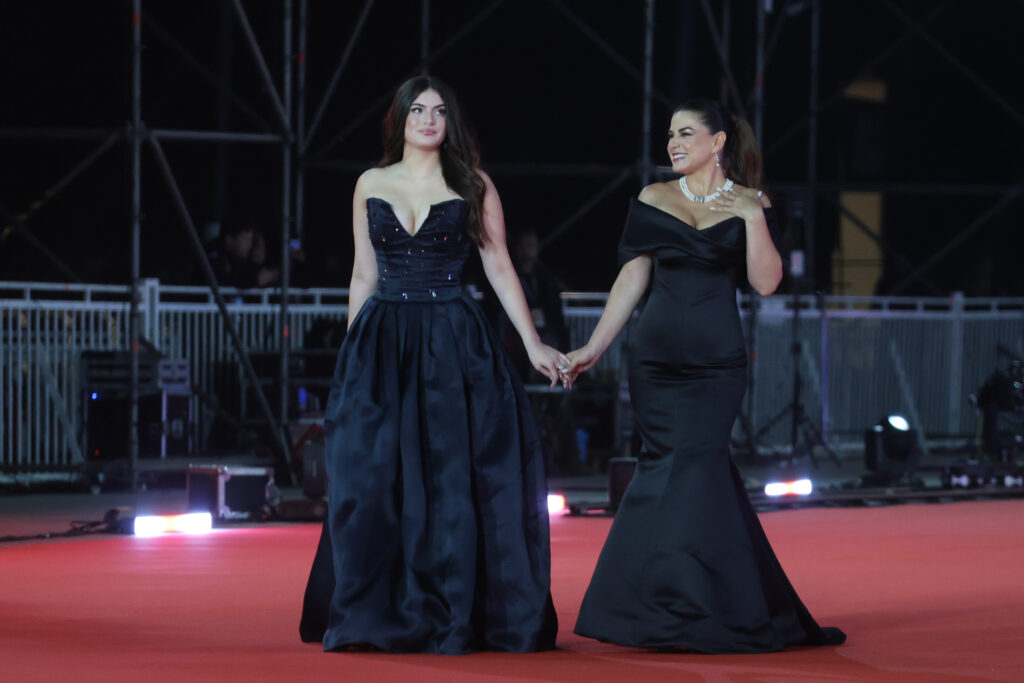 Ingrid Cruz junto a su hija | Agencia Uno
