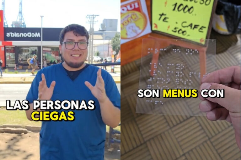 ¿Menú braille en todos los locales de comida de la ciudad? La iniciativa viral de un terapeuta ocupacional de San Antonio