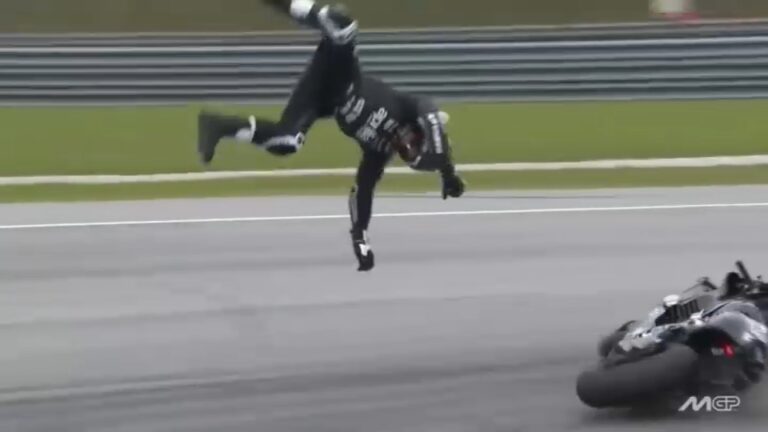 Impactante caída en el MotoGP terminó con el campeón mundial lesionado