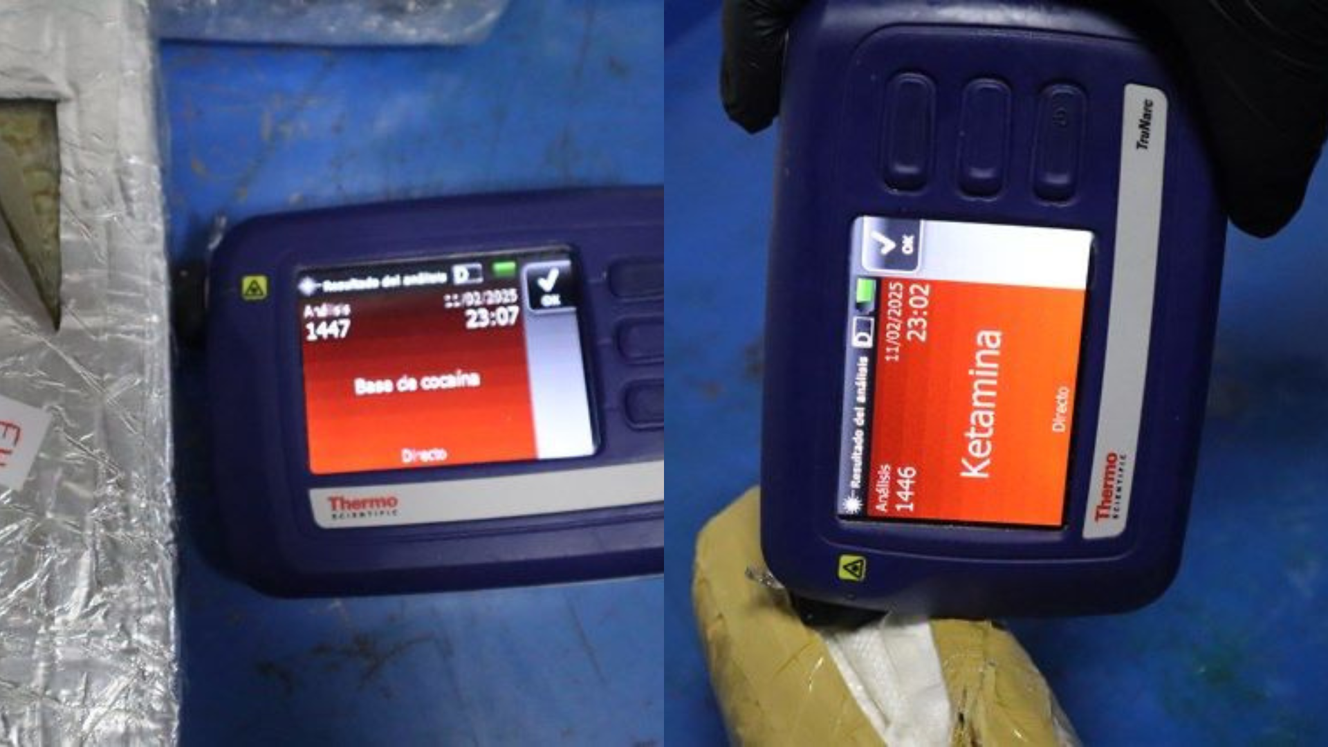 Aduana de Iquique incautó 25 kilos de droga que estaba en un ducto de aire acondicionado de un bus. Aduana