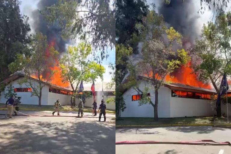Bomberos combaten voraz incendio en Club de Golf de La Dehesa