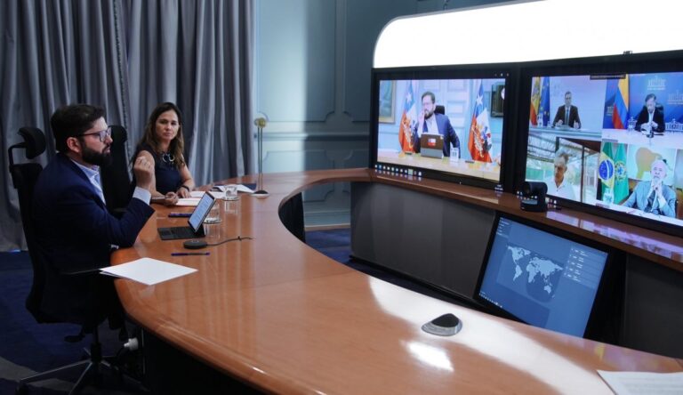 Boric, Petro, Lula, Sánchez y Orsi se reúnen “ante los desafíos de los extremismos y la polarización”