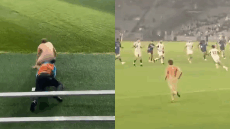 Hincha desnudo invade cancha en pleno partido de Super Rugby en Nueva Zelanda