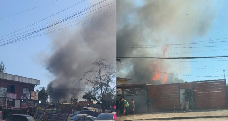 Incendio arrasa con 8 viviendas en La Florida y deja a 3 personas lesionadas