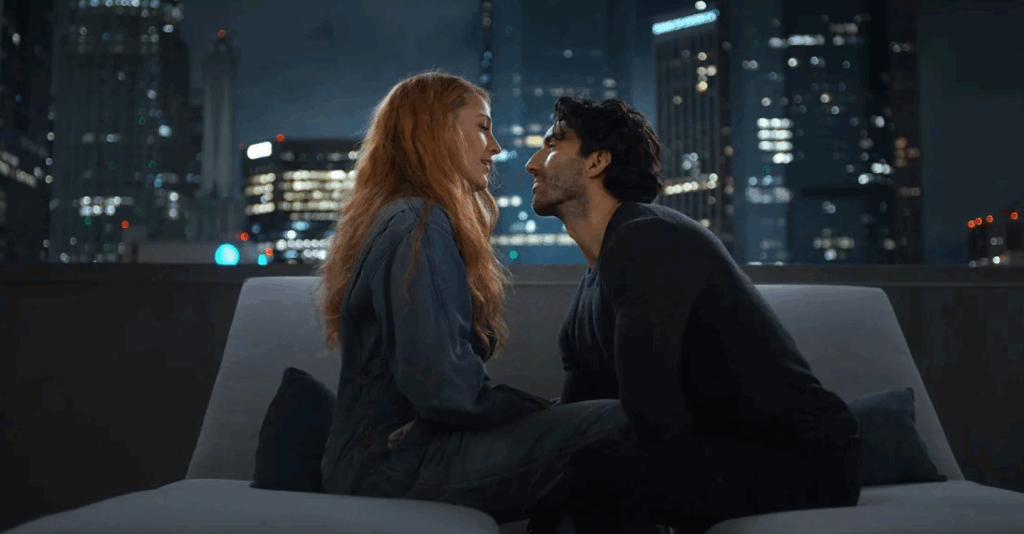 Blake Lively y Justin Baldoni en It Ends With Us | Sony Pictures/Vía CNN Newsource