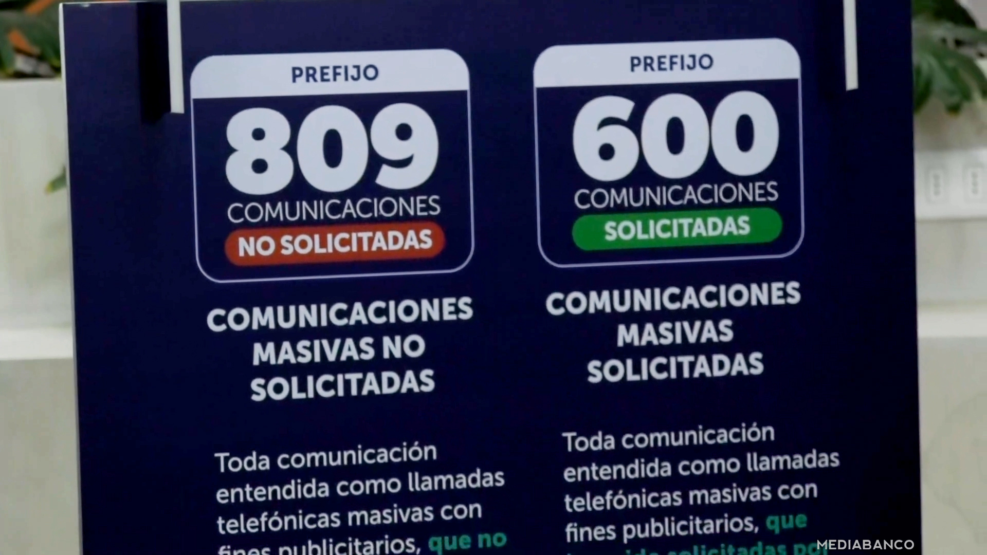 Presentan prefijo único para evitar llamadas/Mediabanco