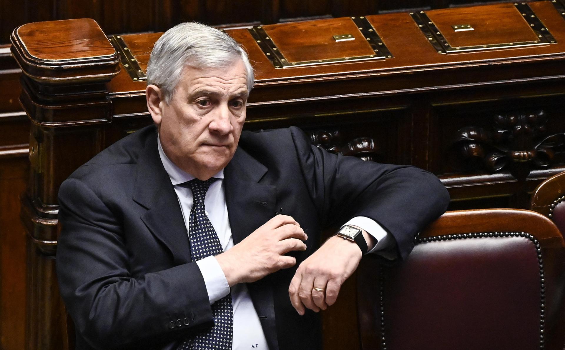 El ministro de Asuntos Exteriores italiano, Antonio Tajani. EFE/EPA/RICCARDO ANTIMIANI